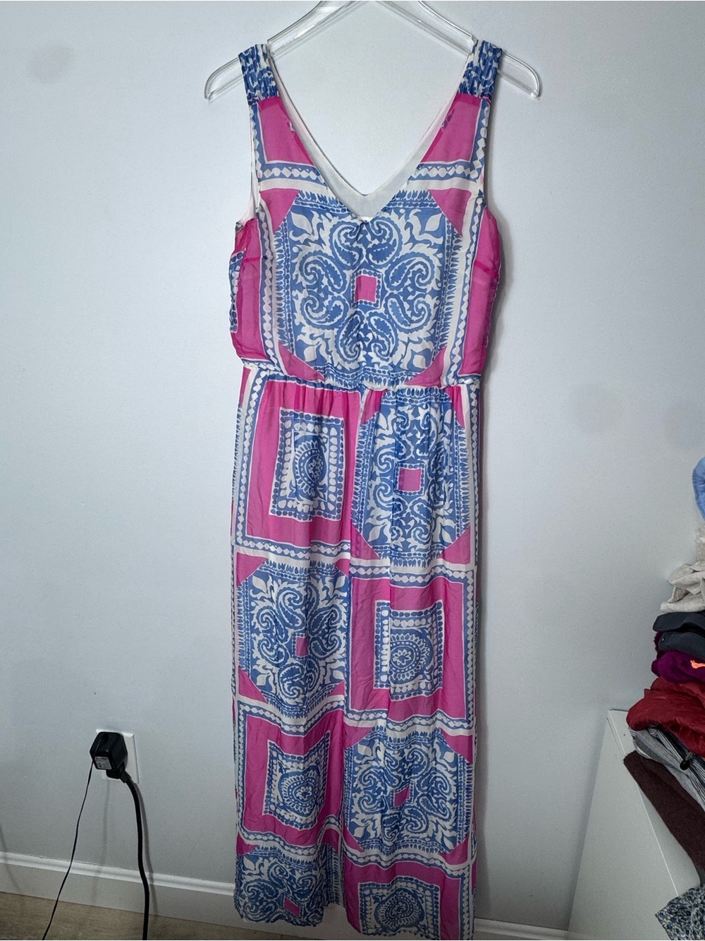 Vineyard Vines Silk Maxi Dress size 6 2263